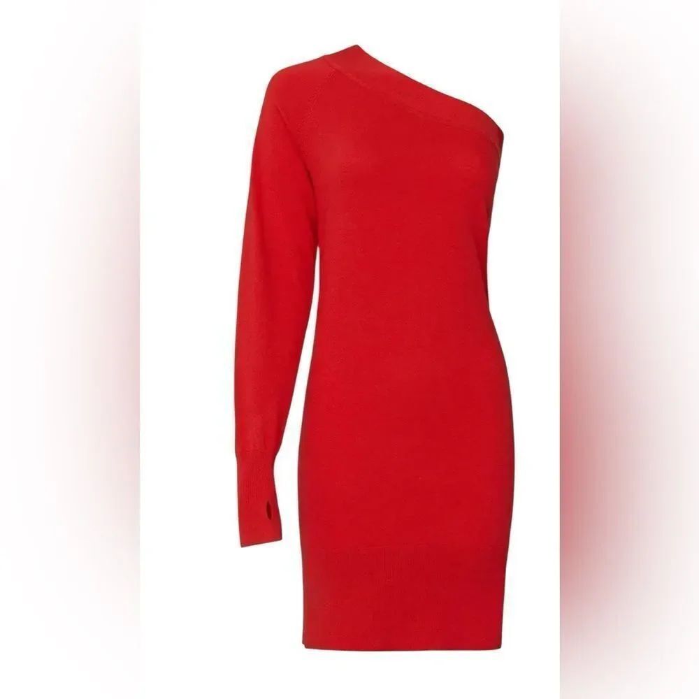 KF/KaufmanFranco One Shoulder Dress Size M